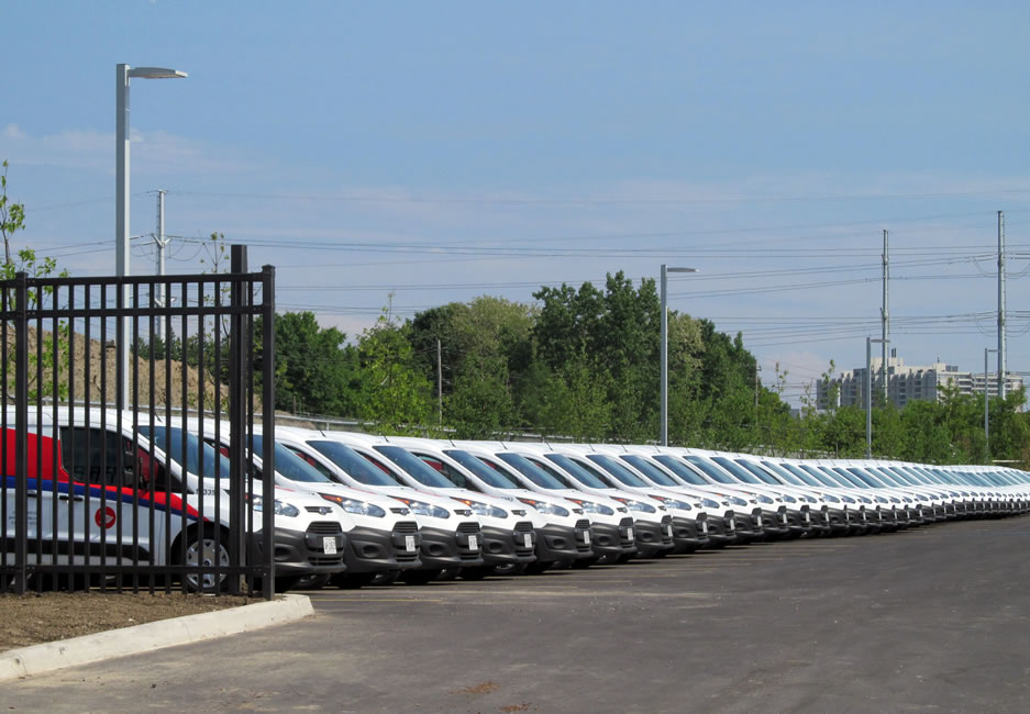 New fleet of Canada Post delivery vehicles New fleet of Canada Post delivery vehicles