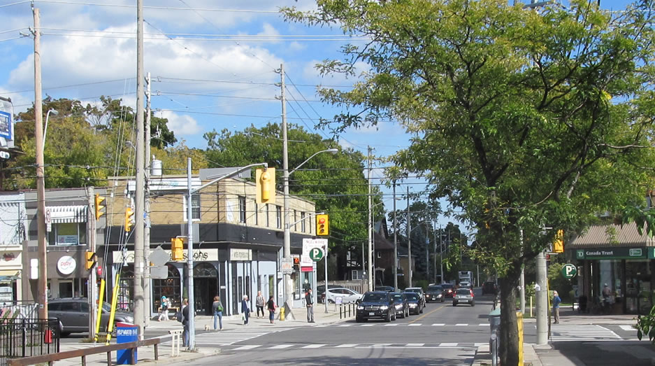 Millwood Road at Bayview Avenue Millwood Road at Bayview Avenue