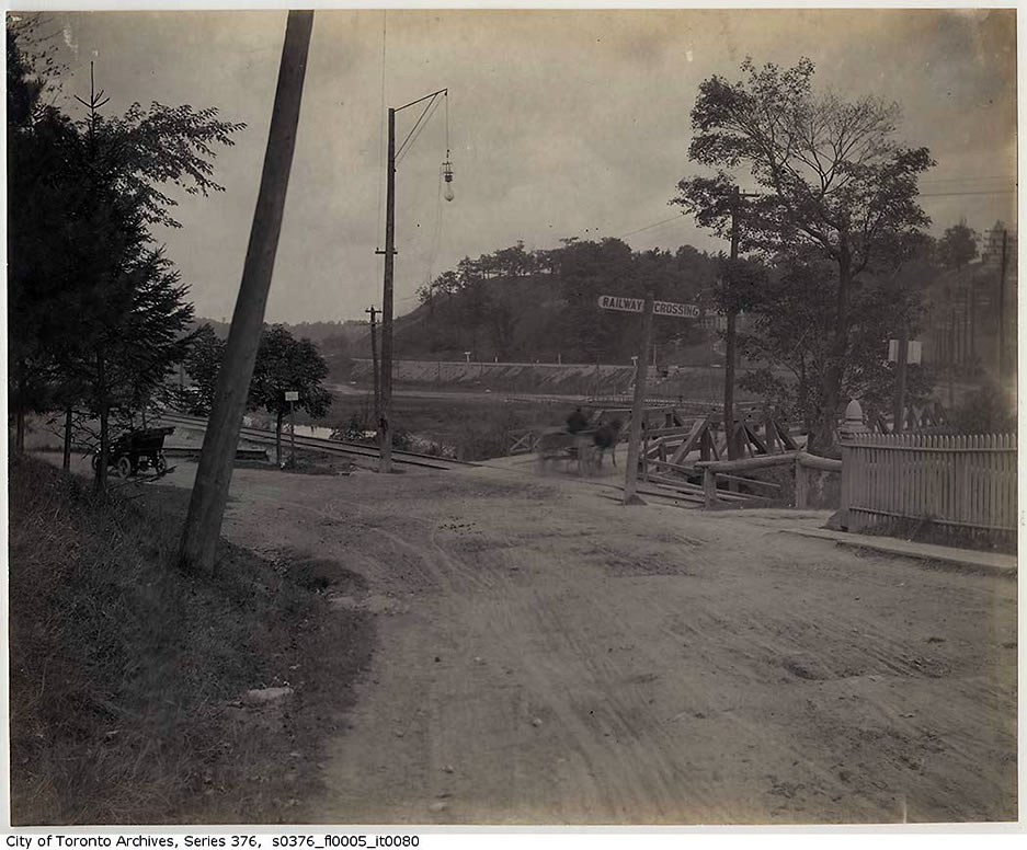 Winchester Street at the Don, looking east, from the Toronto Archives Winchester Street at the Don, looking east, from the Toronto Archives