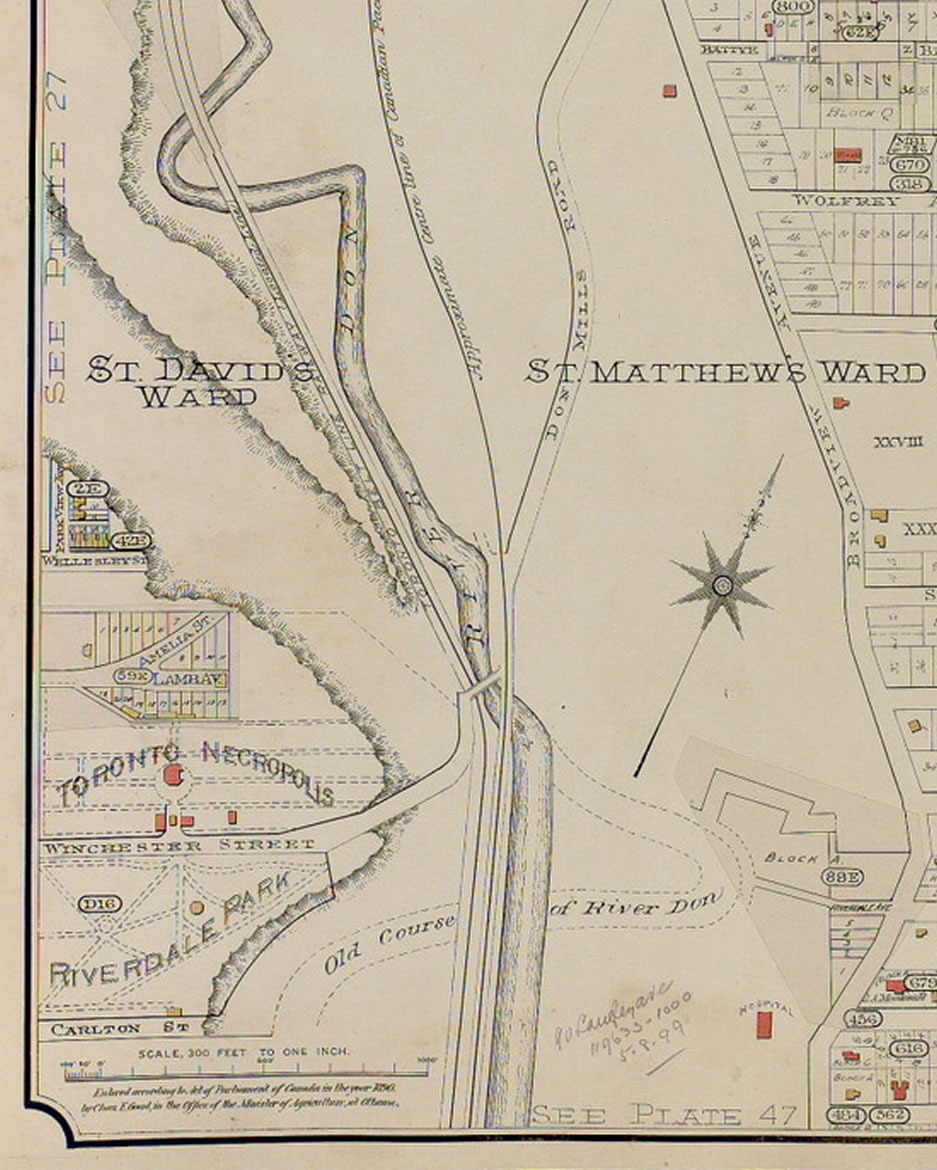 Excerpt from Goad's Atlas of 1893 Excerpt from Goad's Atlas of 1893
